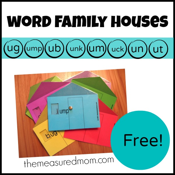 Short U Word Family Houses