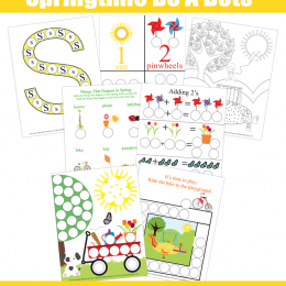 Springtime Do a Dot Printables