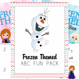 FREE Frozen ABC & Math Printable Packets ($5 Value!)