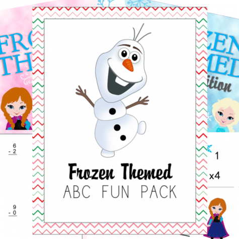 FREE Frozen ABC & Math Printable Packets ($5 Value!)