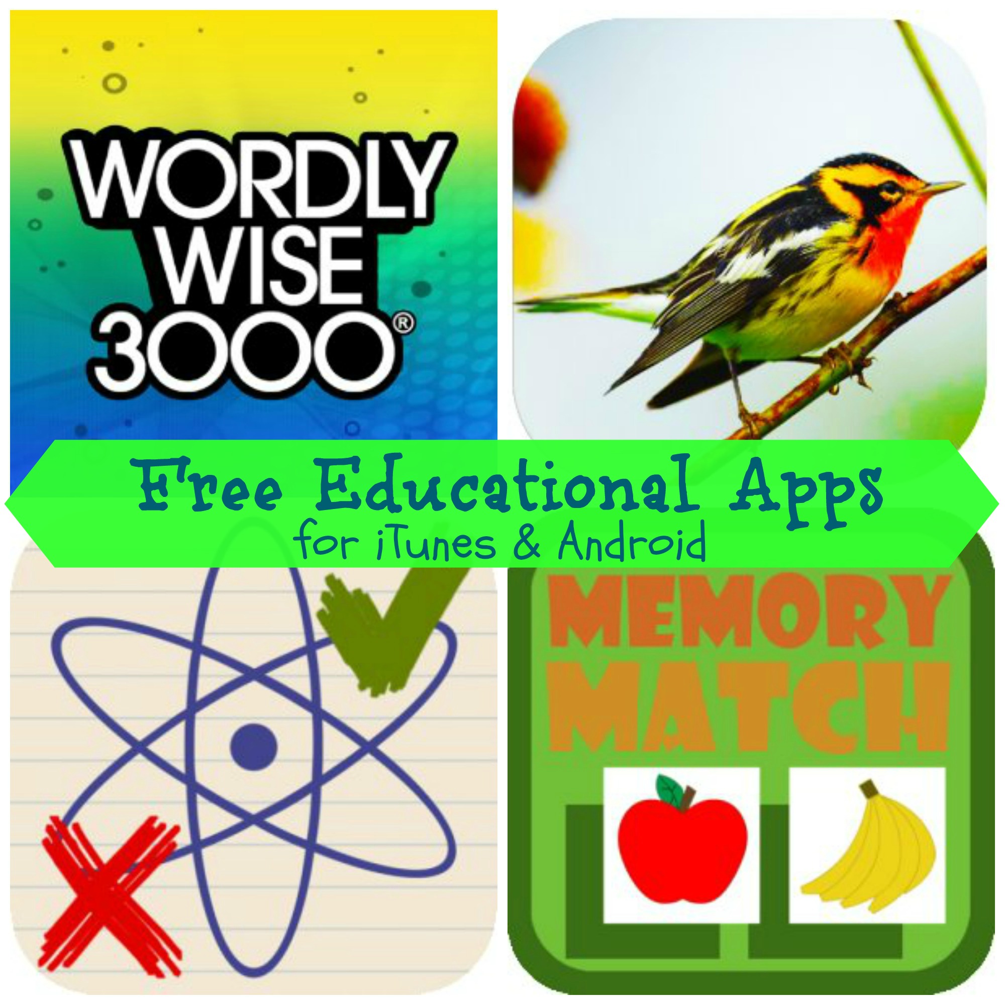 Free Educational Apps for iTunes and Android