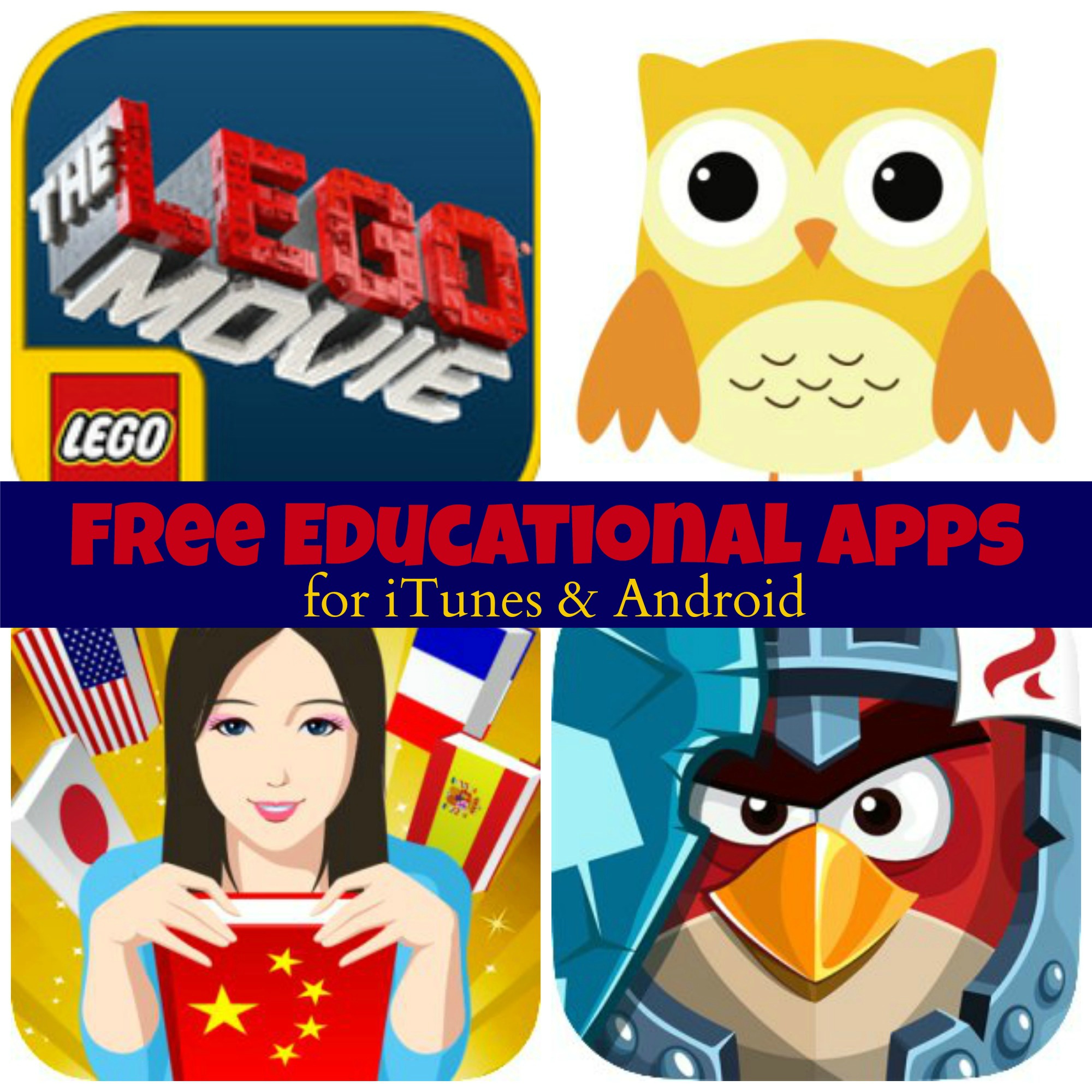 Free educational apps for iTunes & Android!