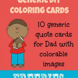 Printables Father's Day Make-Your-Own Coloring Cards