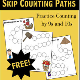 Free Skip Counting Worksheets Printables Set