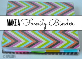 FREE Printables for a Family Binder