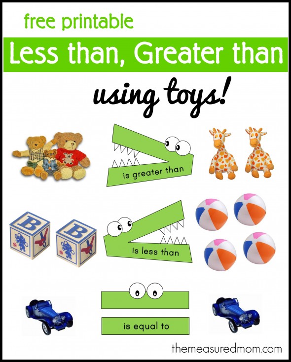 FREE Greater Than And Less Than Printables And Activities