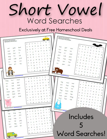 Short Vowel Word Searches April 2014