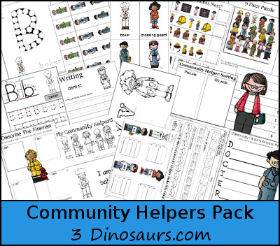 free community helpers printable pack