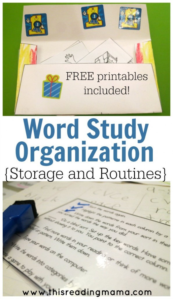 FREE Word Study Spelling Printables