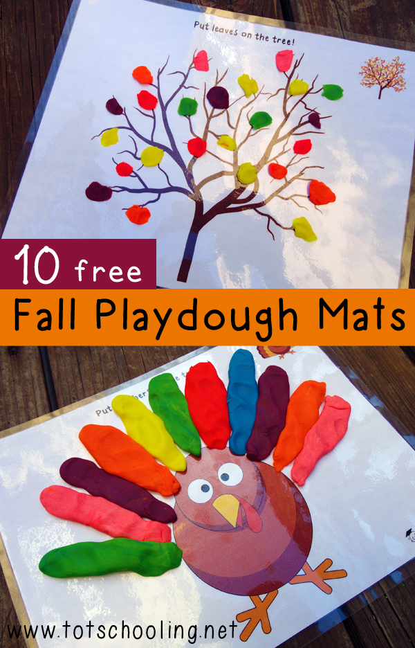 Fall Play Dough Mats Preschool Printables Play Doh Mats Homeschool