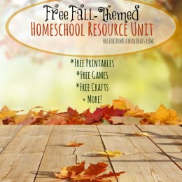 Free Fall Homeschool Resource Unit