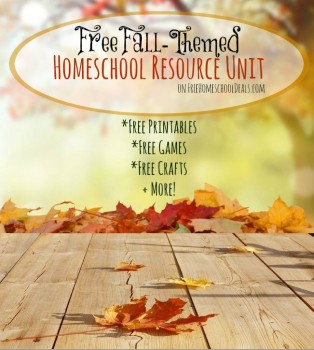 Free Fall Homeschool Resource Unit: Homeschool Freebies