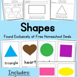 FREE Instant Download: My Book of Shapes and Coloring Posters