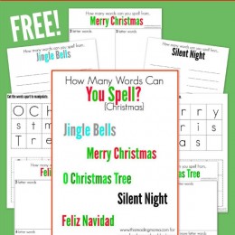 FREE Instant Download: Christmas Spelling Activity