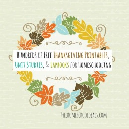 Hundreds of Free Thanksgiving Printables, Unit Studies, & Lapbooks for Homeschooling