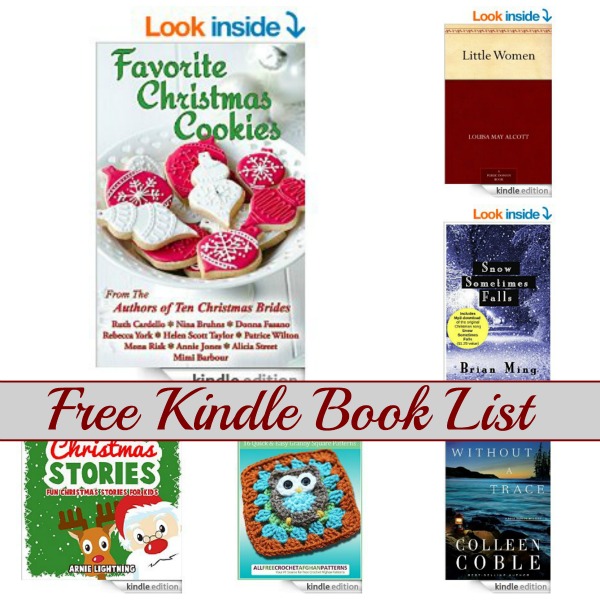 Free Kindle Book List: Snow Sometimes Falls, Little Women,Favorite Christmas Cookines + More 