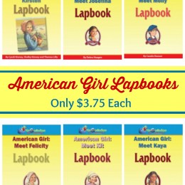 American Girl Lapbooks Only $3.75 Each!