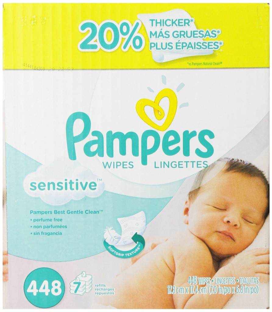 Pampers Sensitive 448 Count Baby Wipes Only 10.97!