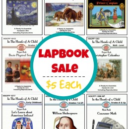 In the Hands of a Child Lapbook Sale - $5 Each!