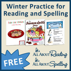 free wintwer reading and spelling activities