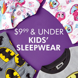 kids' sleepwear sale!