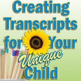Creating Transcripts for Your Unique Child eBook Deal