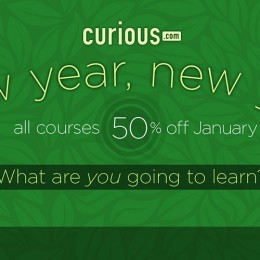 50% off ALL Curious Courses