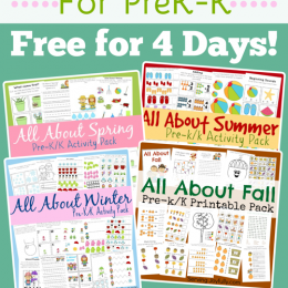 free seasonal preschool printables