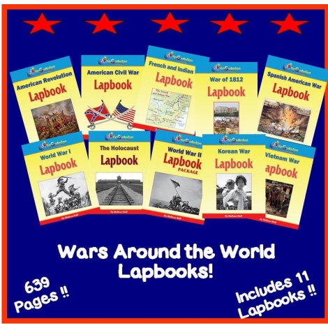 Wars Around the World Lapbook Bundle Only $14.99!