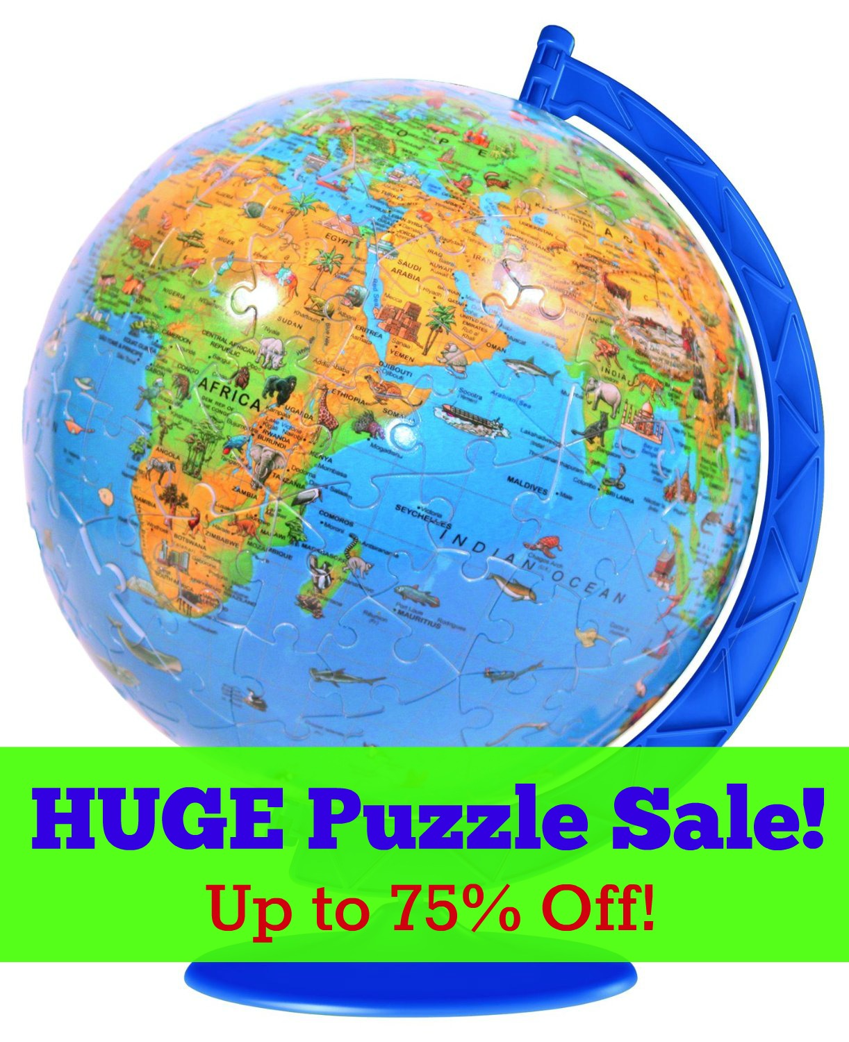 puzzle sale - up to 75% off!