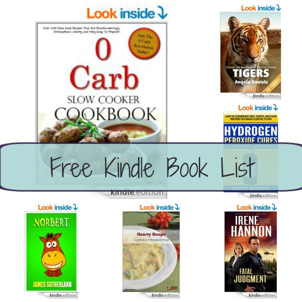 Free Kindle Book List