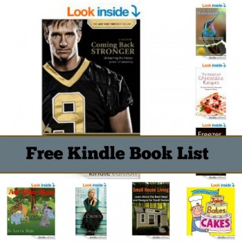 Free Kindle Book List