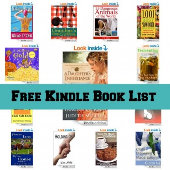 Free Kindle Book List