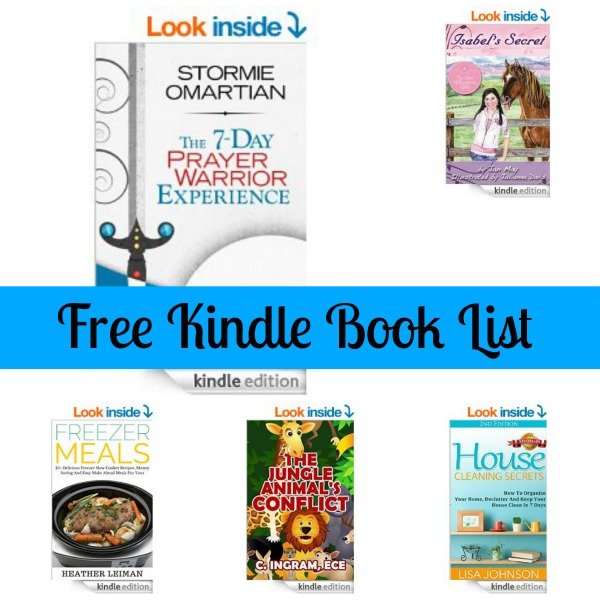 Free Kindle Book List