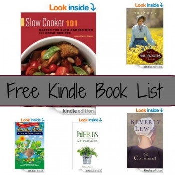 Free Kindle Book List