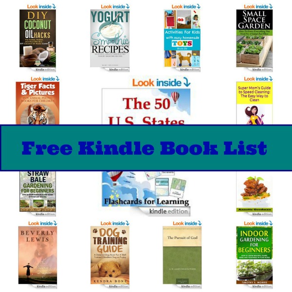 Free Kindle Book List