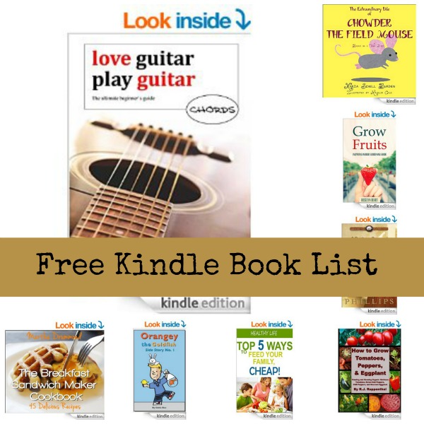 Free Kindle Book List