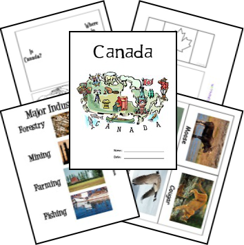 FREE Canada Lapbook