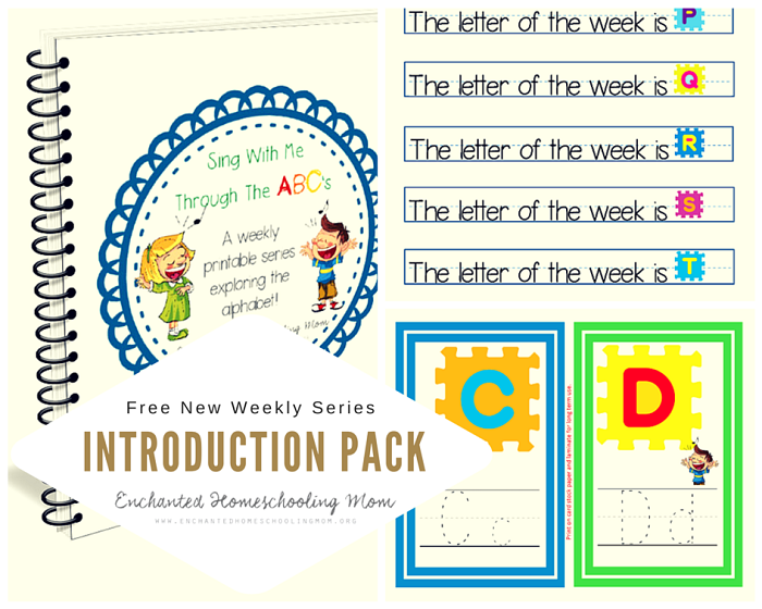 FREE Sing with Me Letter Pack