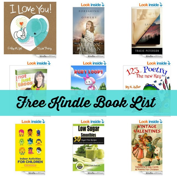 Free Kindle Book List