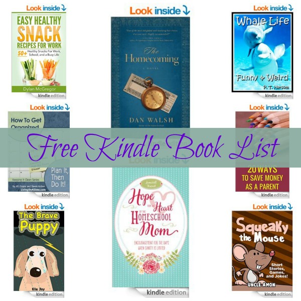 Free Kindle Book List