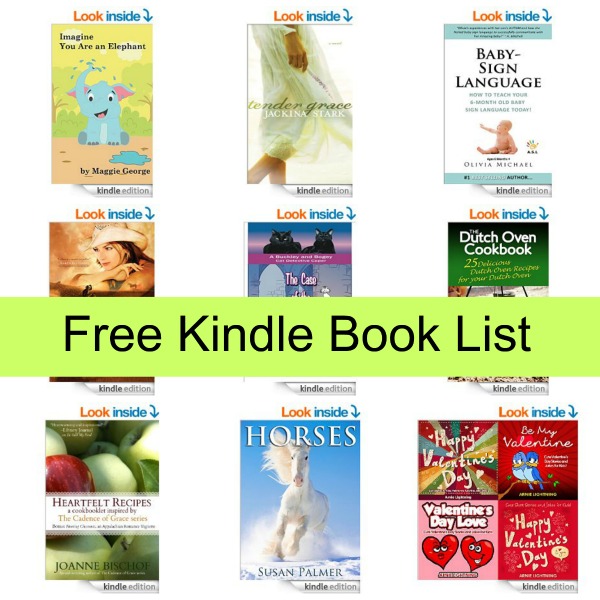 Free Kindle Book List