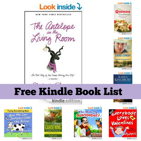 Free Kindle Book List