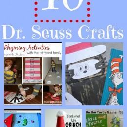 40 Fun Dr. Seuss Crafts including The Lorax, Cat in the Hat, + More!