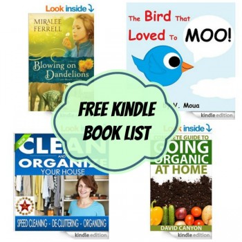 Free Kindle Book List 