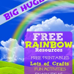 Big Huge List of Free Rainbow Resources: Printables, Crafts, Snacks, and More!