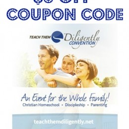 Teach Them Diligently Coupon code