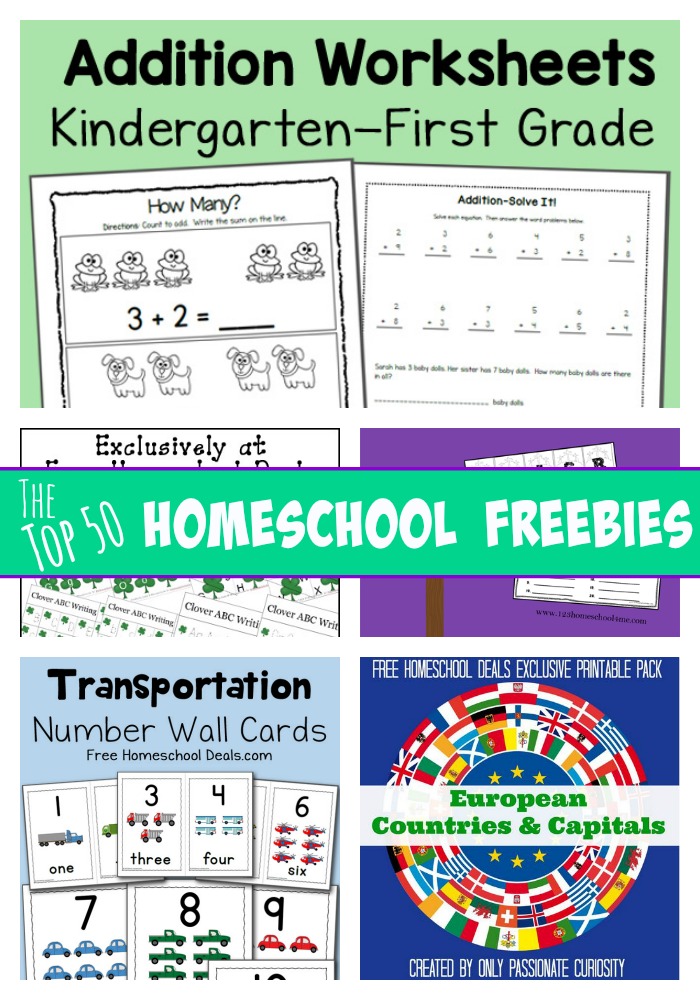 Homeschool freebies