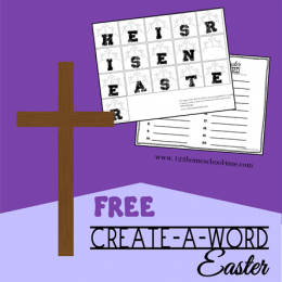 FREE EASTER CREATE-A-WORD (instant download)