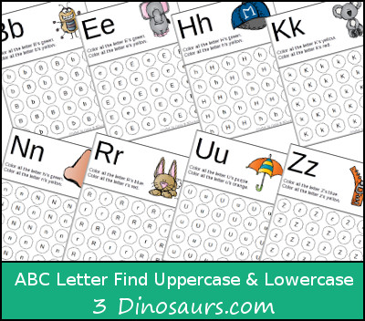 FREE ABC Upper and Lower Case Letter Find